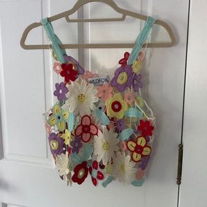 Floral Embroidery Top